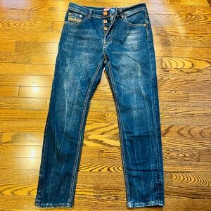 Diesel × Adidas Originals Denim Jeans – Size 30x30 – Y2K Collaboration